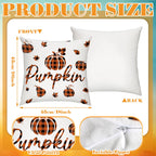 GlikCeil Set of 16 Christmas Pillow Covers 18 x 18 Inch Holiday Throw Pillow Covers Halloween Fall Winter Seasonal Pillowcases Decorative Cushion Pillowcases for Farmhouse Home Couch Sofa Decor