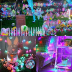 Color Changing Christmas Lights, 175ft 500 LED Warm White & Multicolor Christmas String Light with Remote, 11 Modes Fairy Twinkle Lights for Party Home Garden Holiday Weddings Xmas Tree Decorations