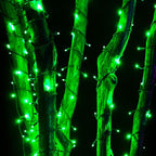 164Ft 500 LED Green Christmas Lights, Waterproof 8 Twinkle with Memory Functions Green String Lights for Indoor Outdoor Tree Garden Christmas Decoration