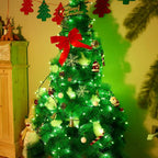 Pooqla Green String Lights Christmas Decoration, 200 LED 66 ft Indoor Outdoor String Lights, 8 Modes Twinkle Fairy Light for Yard Patio Wedding Party Christmas Xmas Tree Decoration