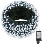 132FT 400 LED Christmas Lights with Timer, Twinkle Fairy Lights String with 8 Flashing Modes String Lights for Indoor Bedroom Outdoor Christmas Trees Garland Wreath Holiday Decorations, Cool White