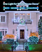 355FT 900 LED Christmas Lights, Extra Long Outdoor String Lights Waterproof, Timer & Memory, 8 Modes Dimmable Plug in Fairy Lights for Classroom Outside Tree Wedding Holiday Decorations, Cool White