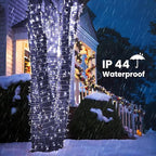 175Ft Christmas Lights Outdoor, 500 LED Christmas String Lights with 8 Modes, Timer, Waterproof Fairy Twinkle Light for Party, Garden, Patio, Home, Weddings, Holiday, XmasTree Decorations (White)