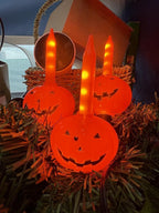 Halloween Pumpkin Bubble Lights String, 9.5Ft Orange Vintage LED Flashing Lights for Indoor Decor, Fairy Lights for Outdoor Bedroom Porch House Fall Party Decorations