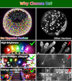 1500 LED 470FT Christmas Lights Outdoor,12 Lighting Modes Christmas String Lights with Timer, Dimmable Multicolor LED String Light Waterproof for Yard Tree Xams Wedding Party Holiday Decorations