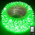 750LED Christmas Lights Outdoor Use, 240ft 12 Modes Green LED String Lights with Timer Dimmable, Waterproof Christmas Tree Lights for Xmas Patio Yard Fence Balcony Garden Party Decor Green