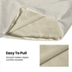 Christmas Pillow Covers 20x20 Inch 2 Pcs, Navy Blue White Snowflakes Decorative Throw Pillows for Couch, Xmas Winter Outdoor Decor Pillowcase Linen Cushion Cover for Bed Sofa