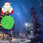 Green String Lights Outdoor Decoration, 66 ft 200 LED Green Christmas Lights, Indoor Outdoor Connectable 8 Modes Clear Wire Twinkle Fairy Light for Xmas Tree Party Christmas Decor