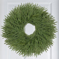 26 Inch Christmas Wreaths for Front Door Real Touch Norfolk Pine Wreath Large Artificial Green Wreath Indoor Outdoor Farmhouse Front Door Holiday Decoration Winter Home Hanging Xmas Decor