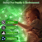 1500LED Christmas Lights Outdoor Use, 470ft 12 Modes Green LED String Lights with Timer Dimmable, Waterproof Christmas Tree Lights for Xmas Patio Yard Fence Balcony Garden Party Decor Green