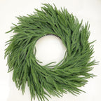 Christmas Wreaths for Front Door 36 Inch Large Norfolk Pine Wreath for All Seasons Artificial Green Wreath Holiday Decoration for Indoor Outdoor Home Decor