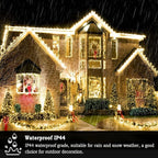 Christmas Lights Outdoor 1000 LED 396ft Super Long String Lights with 8 Modes & Timer, Plug in Twinkle Fairy Lights Decor for Home Xmas Wedding Party Room Yard Tree Holiday Decorations (Warm)