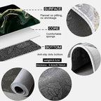 VIKAMA Pixel Style Carpet - Durable And Slip-Resistant Floor Mat For Indoor And Outdoor Entrances - Creative Home Decoration