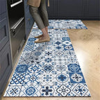 VIKAMA 1/2pcs Kitchen Floor Mat, Anti-Slip And Easy To Maintain, Home Decoration, Entrance Porch Carpet, Living Room Floor Mat
