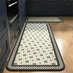 VIKAMA 1/2pcs Kitchen Floor Mat, Anti-Slip And Easy To Maintain, Home Decoration, Entrance Porch Carpet, Living Room Floor Mat