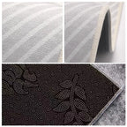 VIKAMA Modern Simple Entry Door Mat Semi-circular Non-slip Dirty Resistant Entryway Foot Mat Kitchen Carpet Home Decoration