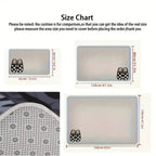 3D Visual Illusion Hole Pattern Doormat Imitation Stone Home Decor Carpet Water-absorbent Non-slip Mat for Living Room Bedroom