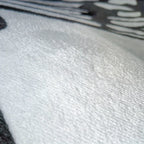 VIKAMA Art Wave Pattern Floor Mat, Anti-Slip And Absorbent, Soft. Home Decoration Carpet In The Entrance, Bathroom Area.