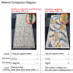 VIKAMA Ins Style Black and White Simple Short Plush Floor Mat Entry Door Wear Dirt-resistant Foot Mat Bathroom Entrance Carpet
