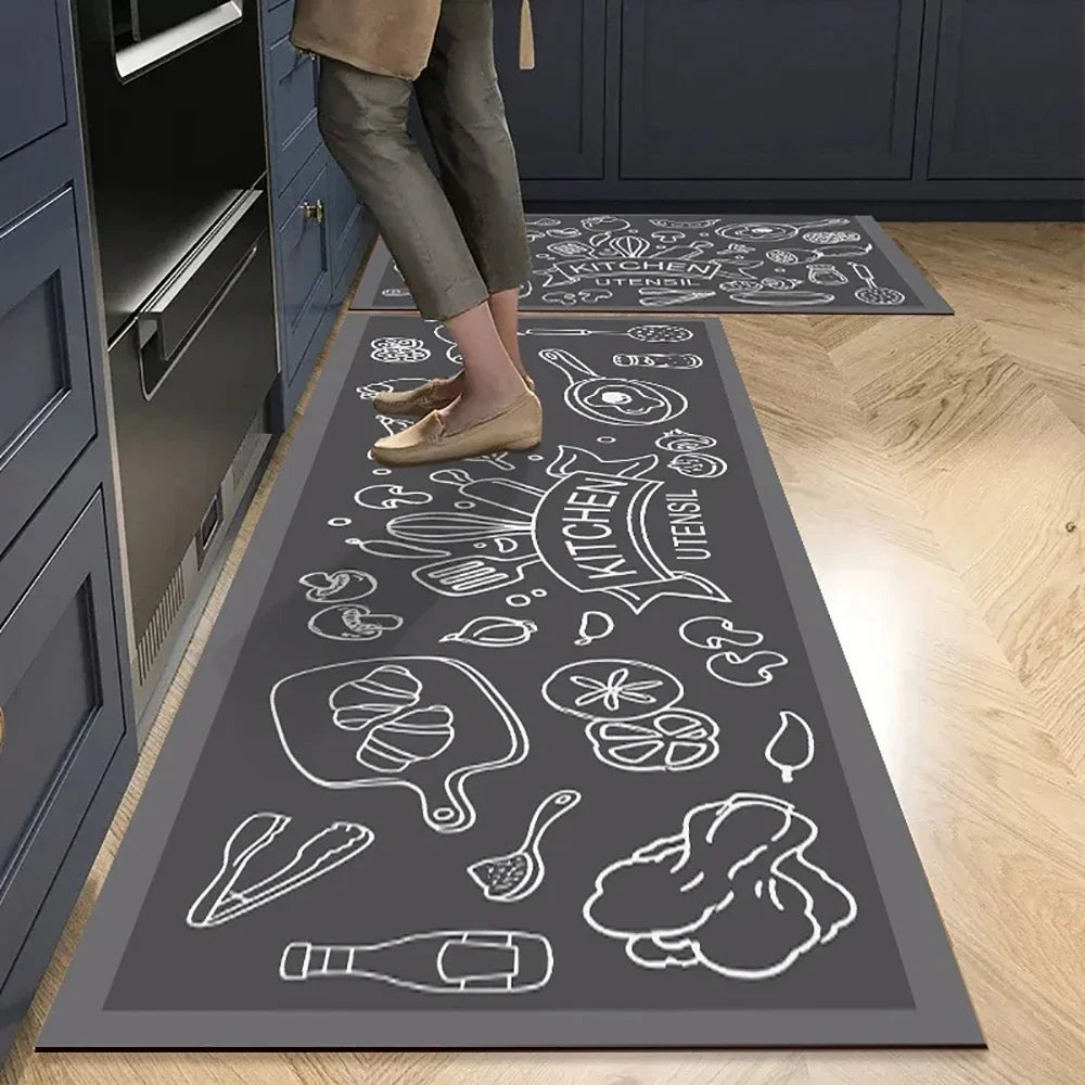 VIKAMA Kitchen Floor Mat Living Room And Bedroom Entrance Door Mat Home Decoration Laundry Room Corridor Long Small Carpet