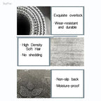 VIKAMA Sweet Home Carpet Creative Doormat Lightweight Welcome Mat Machine Washable Living Room Carpet Rug For Bedroom  Home Dec
