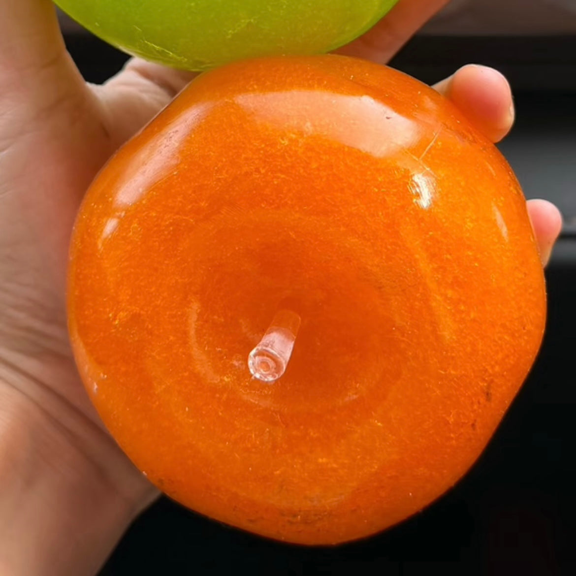 Big Slushy Apple Stress Ball (Green/Orange)