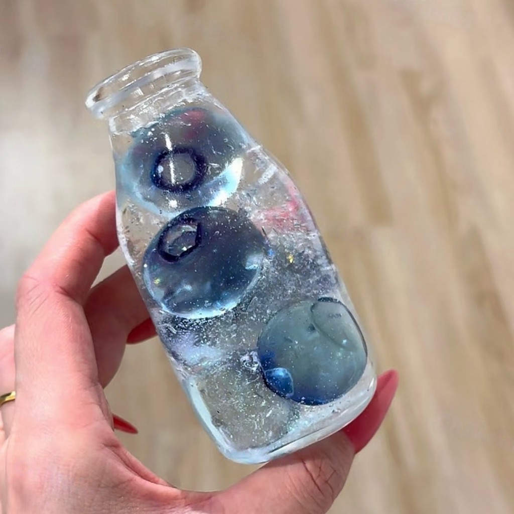 Crystal Fruit Drops Squishy Bottle