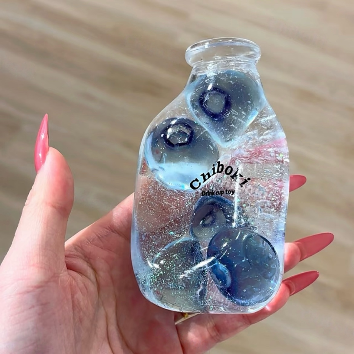 Crystal Fruit Drops Squishy Bottle